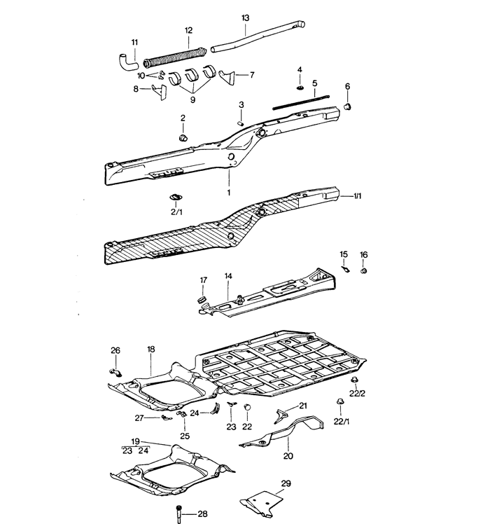 Porsche 911 Turbo (930) Parts